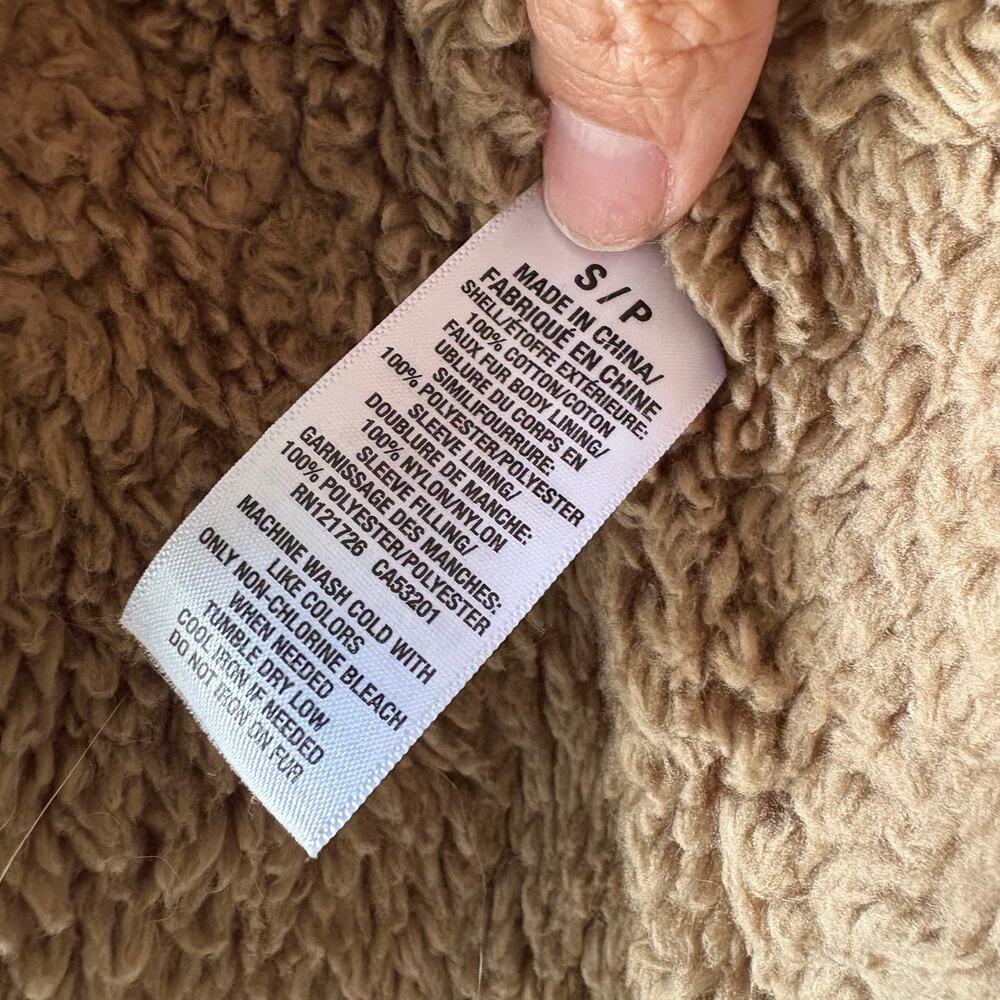 Cozy Cabincore Sherpa-Lined Flannel Shirt Jacket – Aéropostale S/P - Picture 4 of 4